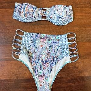 Victoria’s Secret high waisted swim suit